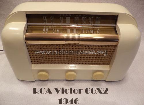 66X2 Ch= RC-1038; RCA RCA Victor Co. (ID = 1629735) Radio