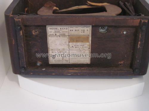 66X3 Ch= RC-1038; RCA RCA Victor Co. (ID = 1400627) Radio