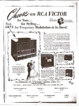 68R3 Ch= RC-608; RCA RCA Victor Co. (ID = 1178218) Radio