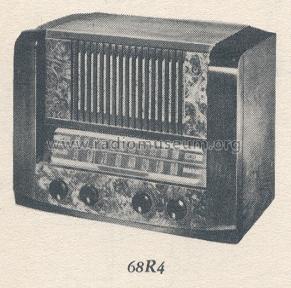 68R4 Ch= RC-608; RCA RCA Victor Co. (ID = 175898) Radio