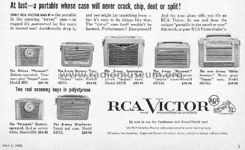 6-B-4A Ch= RC-1098B; RCA RCA Victor Co. (ID = 1520167) Radio