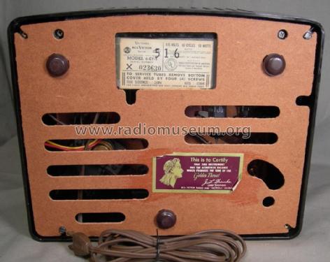 6-EY-1 Ch=RS-138S; RCA RCA Victor Co. (ID = 1736842) R-Player