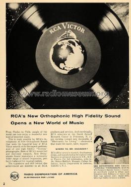 6-HF-5 New Orthophonic High Fidelity Ch= RS-150; RCA RCA Victor Co. (ID = 1570073) R-Player