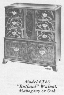 6-T-86 'Rutland' Ch= KCS48 & RC1092; RCA RCA Victor Co. (ID = 1395164) TV-Radio