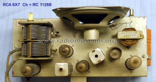 6-X-7B Ch= RC-1128B; RCA RCA Victor Co. (ID = 1897936) Radio