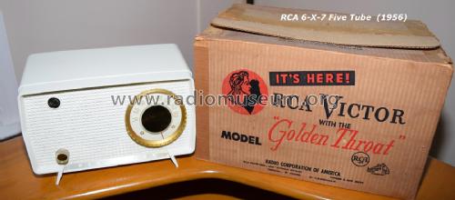 6-X-7B Ch= RC-1128B; RCA RCA Victor Co. (ID = 2179389) Radio