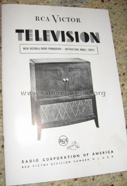 730-TV1 Ch= KCS27-1; RCA RCA Victor Co. (ID = 1218449) TV-Radio