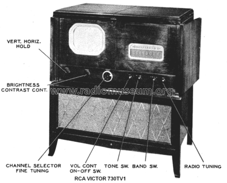 730-TV1 Ch= KCS27-1; RCA RCA Victor Co. (ID = 1366117) TV Radio