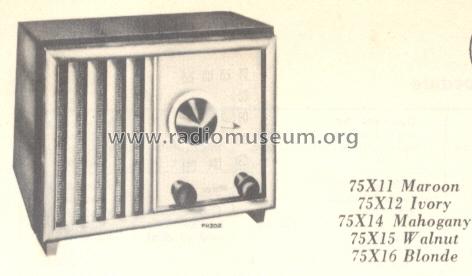 75X14 Ch= RC-1050B; RCA RCA Victor Co. (ID = 176312) Radio