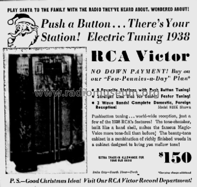 811K Ch= 7K3A; RCA RCA Victor Co. (ID = 2378633) Radio