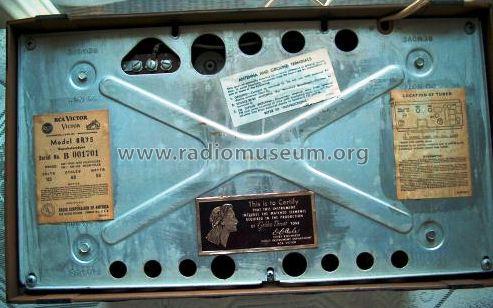 8R75 Ch= RC-1060; RCA RCA Victor Co. (ID = 129131) Radio