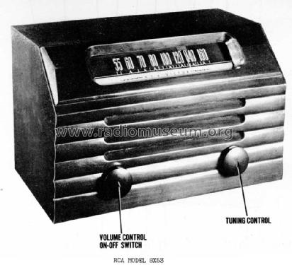 8X53 Ch= RC-1064; RCA RCA Victor Co. (ID = 974651) Radio