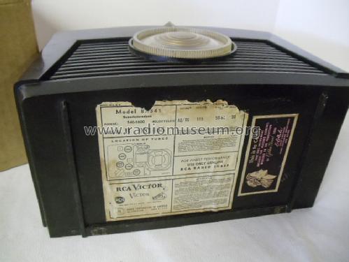 8X541 Ch= RC-1065; RCA RCA Victor Co. (ID = 1223403) Radio