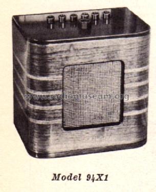 94X1 ; RCA RCA Victor Co. (ID = 260063) Radio