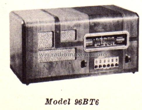 96BT6 Ch= RC-392; RCA RCA Victor Co. (ID = 260044) Radio