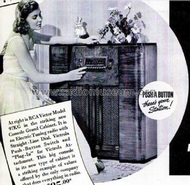 97KG ; RCA RCA Victor Co. (ID = 1398785) Radio