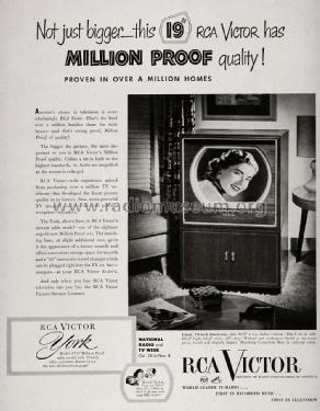 9T57 'York' Ch= KCS49T; RCA RCA Victor Co. (ID = 1768855) Television