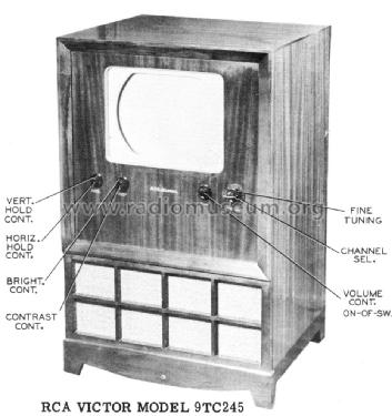 9TC245 Ch= KCS34B; RCA RCA Victor Co. (ID = 1698522) Télévision