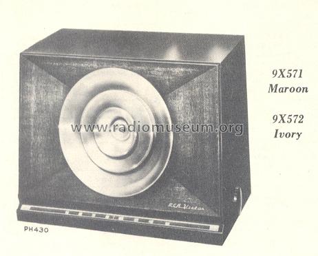 9X571 Ch= RC-1079E; RCA RCA Victor Co. (ID = 179865) Radio