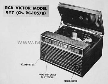 Victrola 9-Y-7 Ch= RC-1057B; RCA RCA Victor Co. (ID = 1411862) Radio