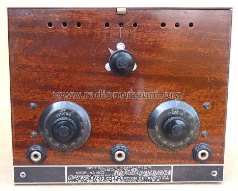 AA1400 Detector Amplifier; RCA RCA Victor Co. (ID = 753008) mod-pre26