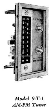 AM-FM Tuner 9-T-1 Ch= RC-1155A; RCA RCA Victor Co. (ID = 1880424) Radio