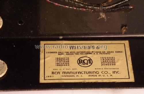 Amplifier for PG-200 MI-1356; RCA RCA Victor Co. (ID = 1308413) Ampl/Mixer