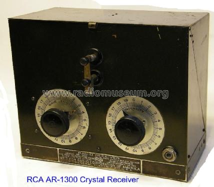 AR-1300 Radio Receiver ; RCA RCA Victor Co. (ID = 1301216) Crystal