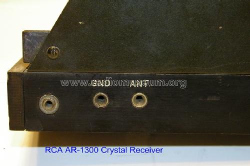 AR-1300 Radio Receiver ; RCA RCA Victor Co. (ID = 1301230) Crystal