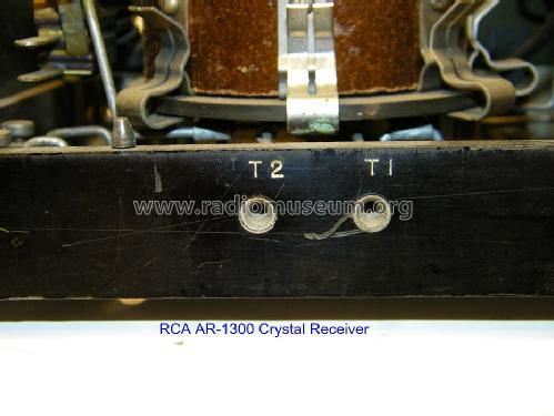AR-1300 Radio Receiver ; RCA RCA Victor Co. (ID = 1301231) Crystal