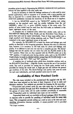 Automatic Electron-Tube Tester WT-110A, Code E; RCA RCA Victor Co. (ID = 1961587) Equipment