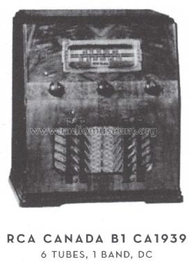 B1 ; RCA Victor (ID = 1569953) Radio