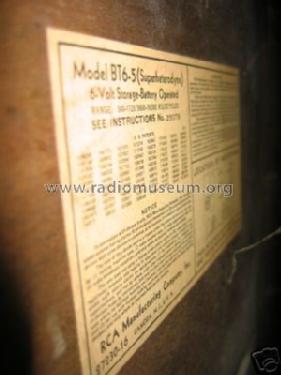 BT6-5 ; RCA RCA Victor Co. (ID = 362099) Radio