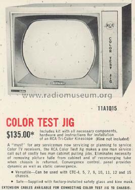 Color Test Jig 11A1015; RCA RCA Victor Co. (ID = 498817) Equipment