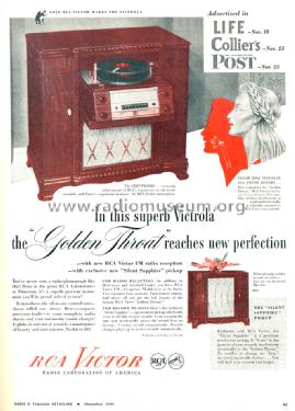 Crestwood 612V3 Ch= RK-121 RS-123; RCA RCA Victor Co. (ID = 1155918) Radio