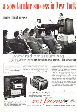 Crestwood 612V3 Ch= RK-121 RS-123; RCA RCA Victor Co. (ID = 1247555) Radio