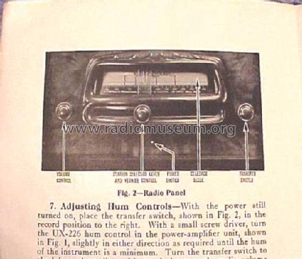 Electrola RE-75 Victor; RCA RCA Victor Co. (ID = 800507) Radio