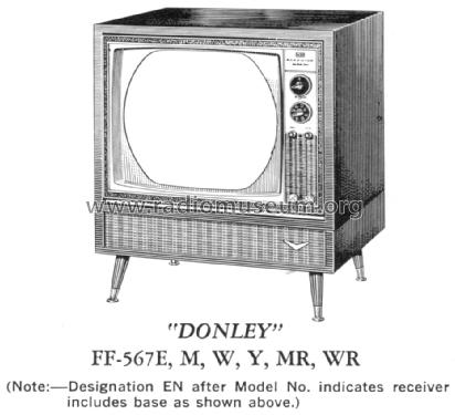 FF-567M 'Donley' Ch= CTC16A; RCA RCA Victor Co. (ID = 1555308) Television
