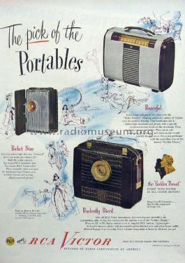 Globe-Trotter 66BX Ch= RC-1040; RCA RCA Victor Co. (ID = 2808587) Radio