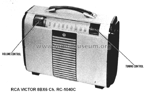 Globe-Trotter 8BX6 Ch= RC-1040C; RCA RCA Victor Co. (ID = 1390601) Radio