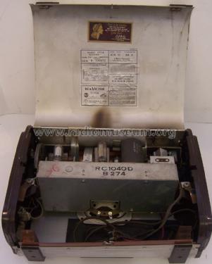 Globe-Trotter 8BX6 Ch= RC-1040D; RCA RCA Victor Co. (ID = 1441644) Radio