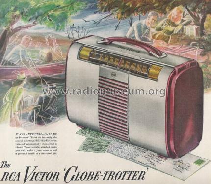 Globe-Trotter 8BX6 Ch= RC-1040D; RCA RCA Victor Co. (ID = 1202621) Radio