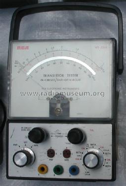 In/Out circuit transistor tester WT-501A; RCA RCA Victor Co. (ID = 955882) Equipment