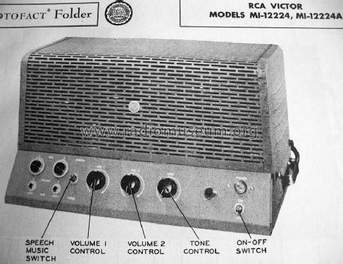 MI12224A ; RCA RCA Victor Co. (ID = 1455161) Ampl/Mixer