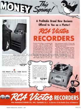 MI-12700 ; RCA RCA Victor Co. (ID = 1813256) Enrég.-R