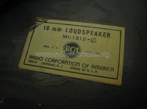 MI-1312-B ; RCA RCA Victor Co. (ID = 763266) Speaker-P