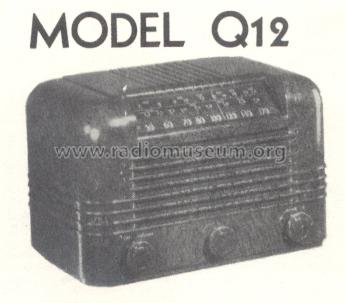 Q12 Ch= RC-563-B; RCA RCA Victor Co. (ID = 167784) Radio