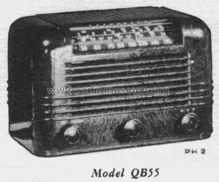 QB55 Ch= RC-563A; RCA RCA Victor Co. (ID = 1109559) Radio