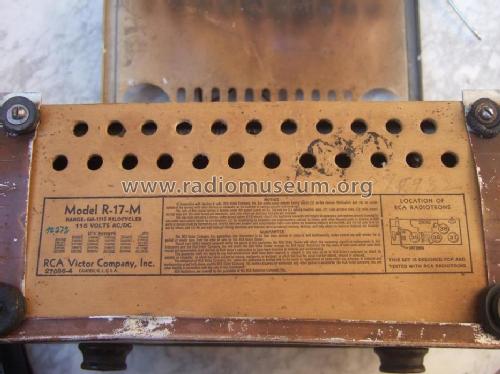 R17M ; RCA RCA Victor Co. (ID = 518660) Radio