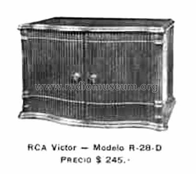 R-28D Carryette Ch= R-28; RCA RCA Victor Co. (ID = 1544131) Radio